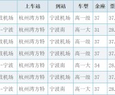 小知识！宁波汽车南站时刻表“报价图片参数”