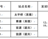 广州市站汽车时刻表(广州站列车发车时刻表)