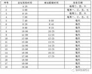 夏茅客运站汽车时刻表与客运站