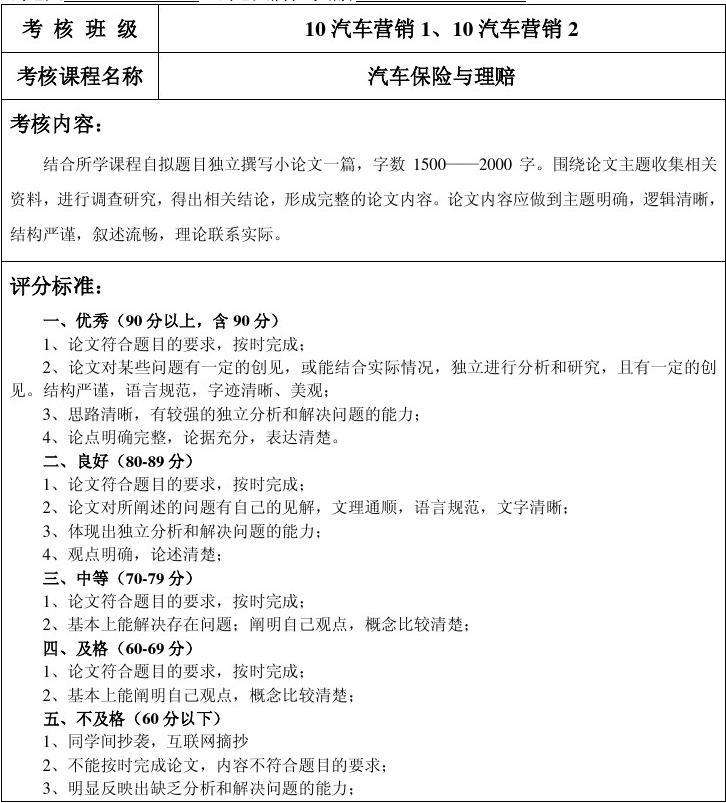 达人分享！汽车保险与理赔论文“相关信息”