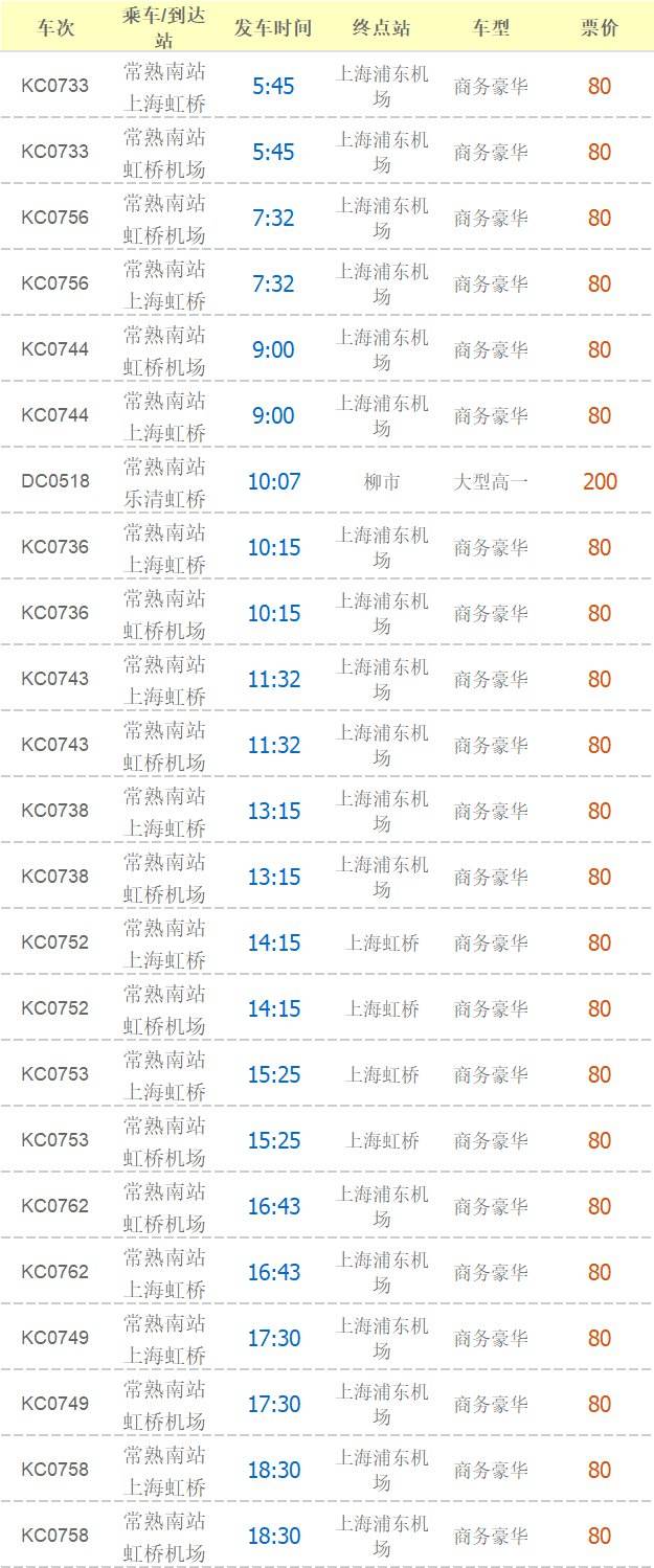 小知识！常熟到苏州汽车时刻表“报价图片参数”